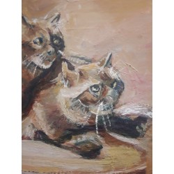 Chat Barzun 45*32cm